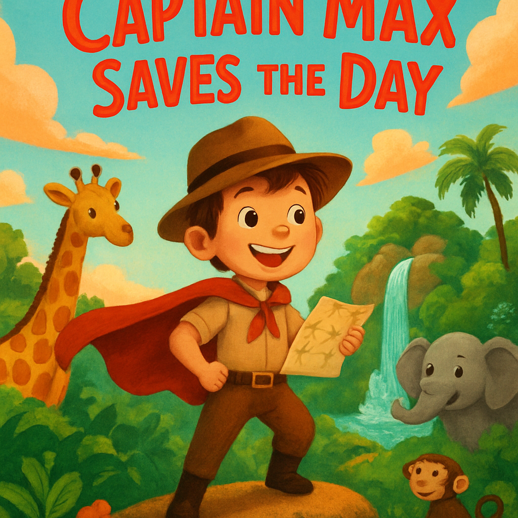 Cover of the storybook "Captain Max Saves the Day"